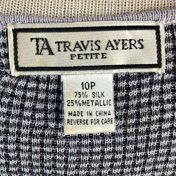 Travis Ayer’s Short Sleeve Top Size 10 Petite EUC - Picture 6 of 6